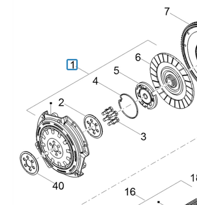 1A025779 V85 Clutch