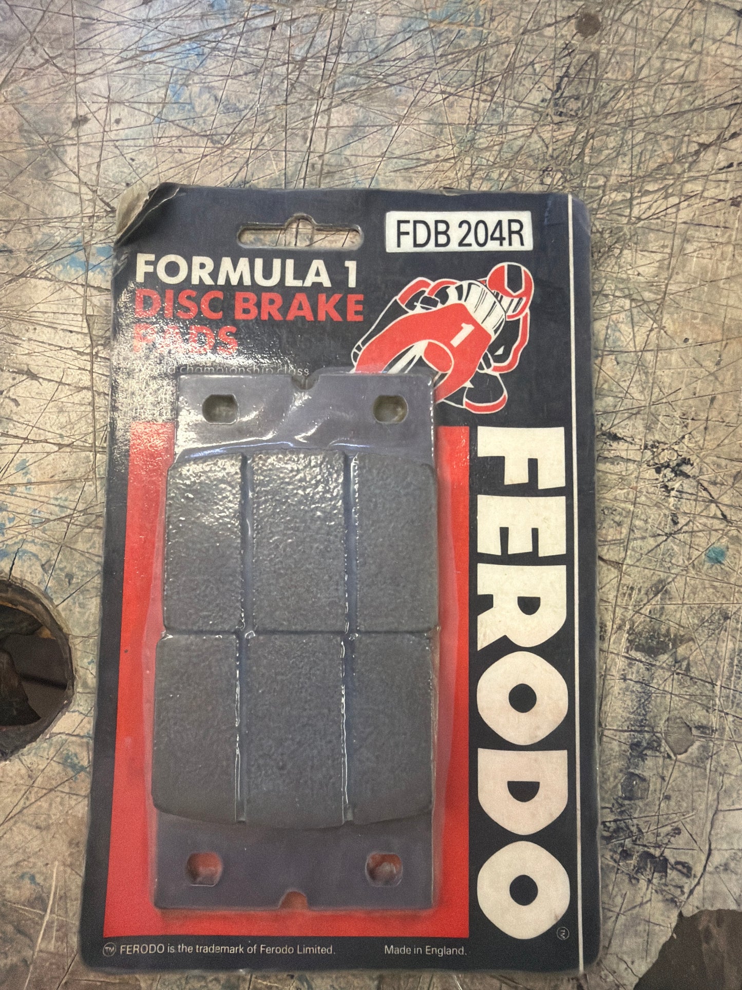 BRAKE PADS FERODO FOR SP1000 REAR (#FDB204R)