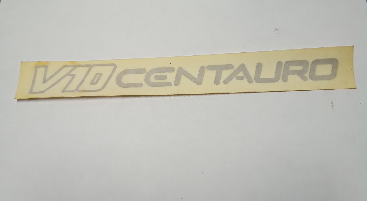 DECAL V10 SILVER (#02922000)