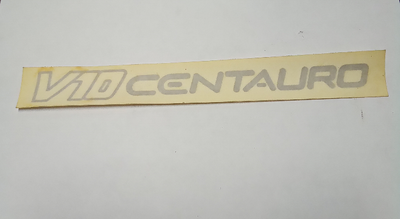 DECAL V10 SILVER (#02922000)