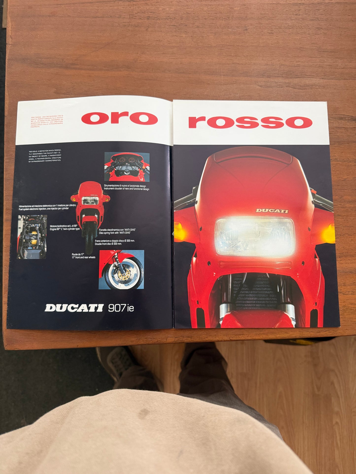 Ducati 907ie brochure