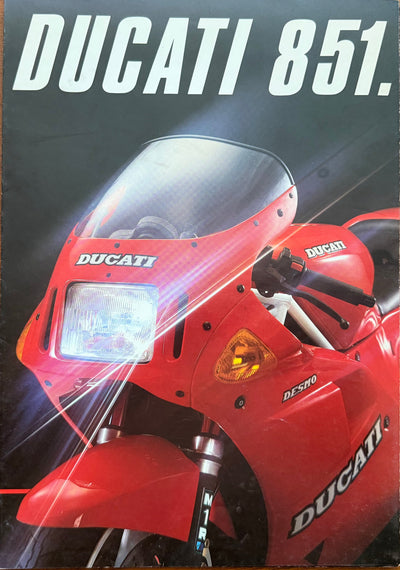Ducati 851. Brochure