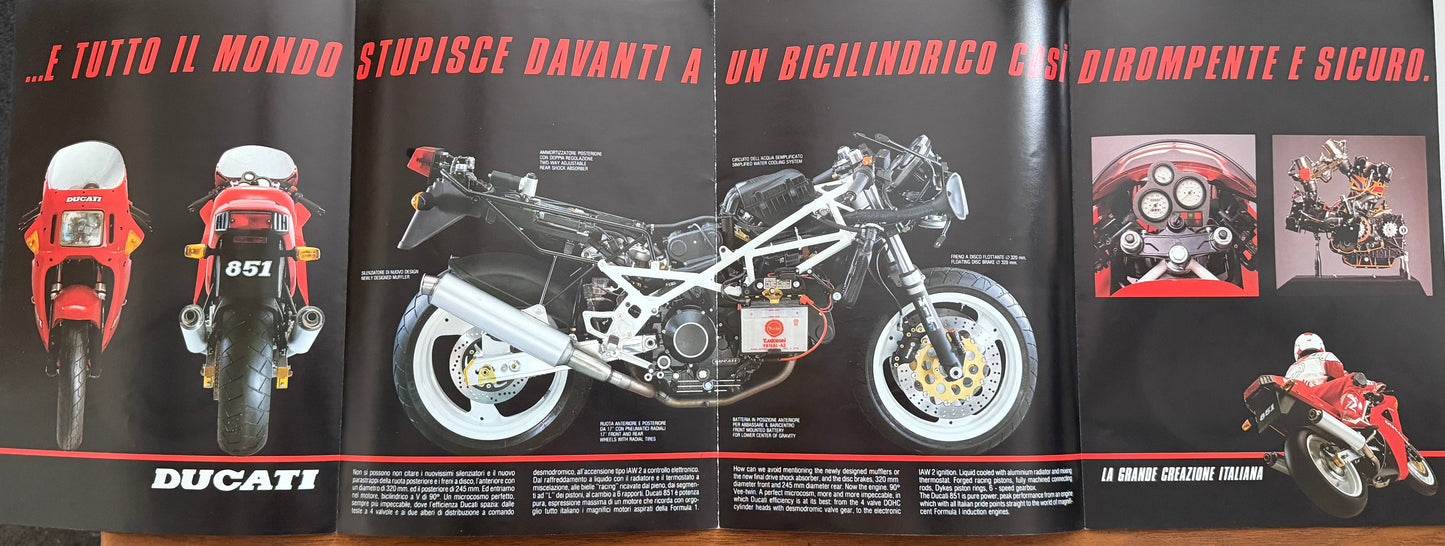 Ducati 851. Brochure