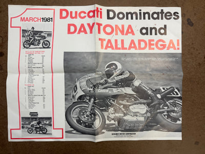 Ducati Poster 1981