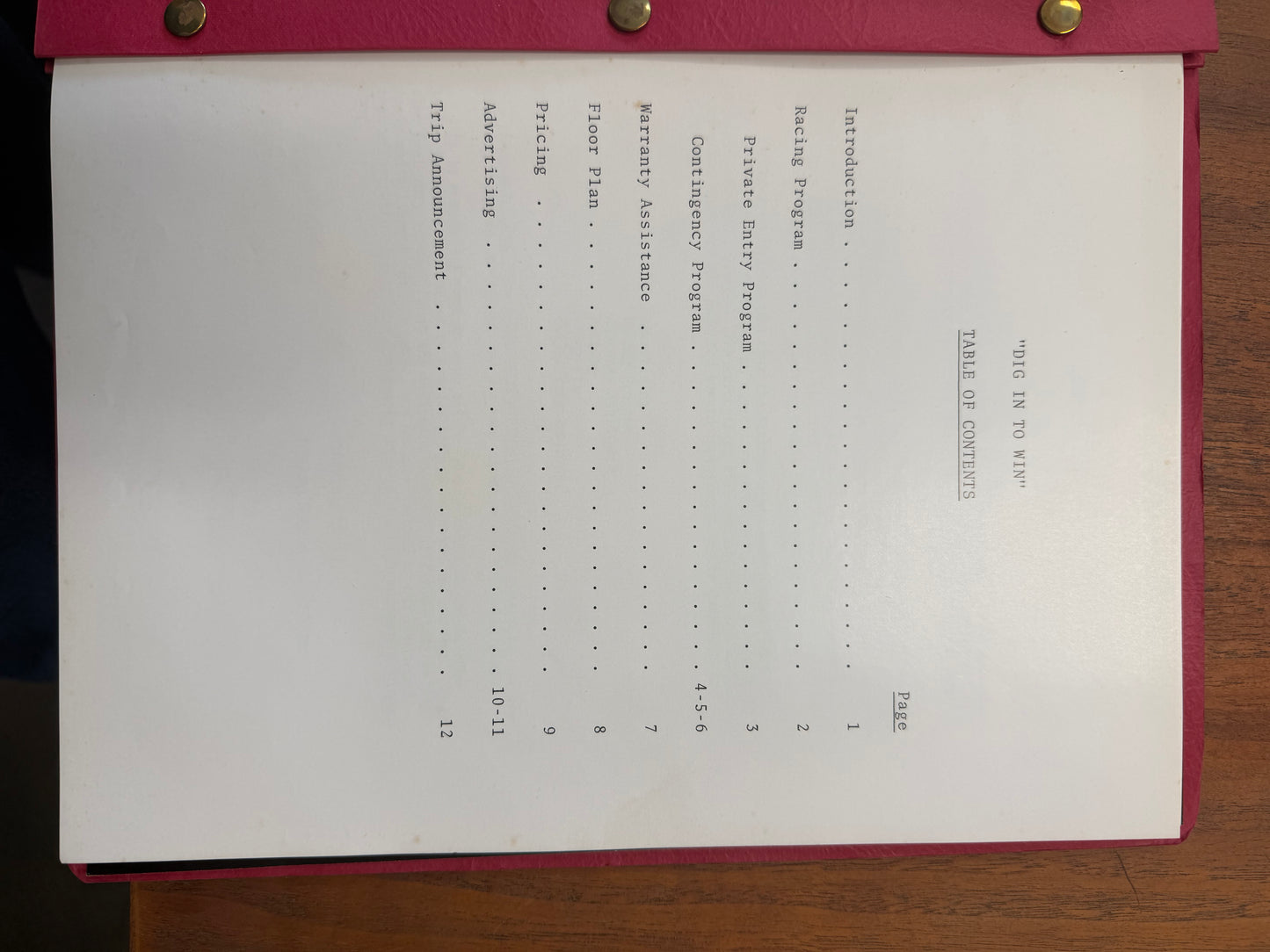 Triumph Rickman "Dig in to Win" Promotional material