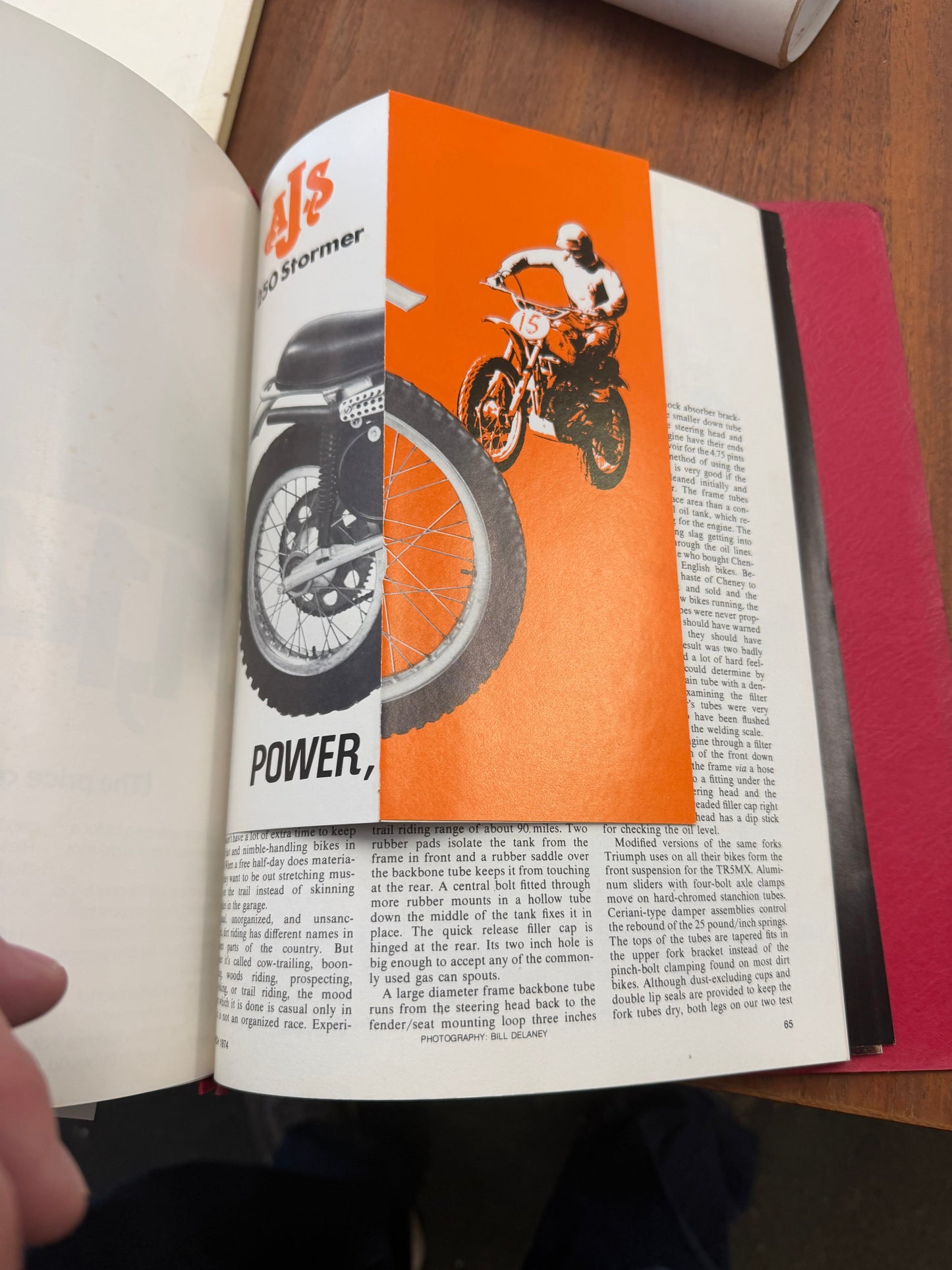 Triumph Rickman "Dig in to Win" Promotional material