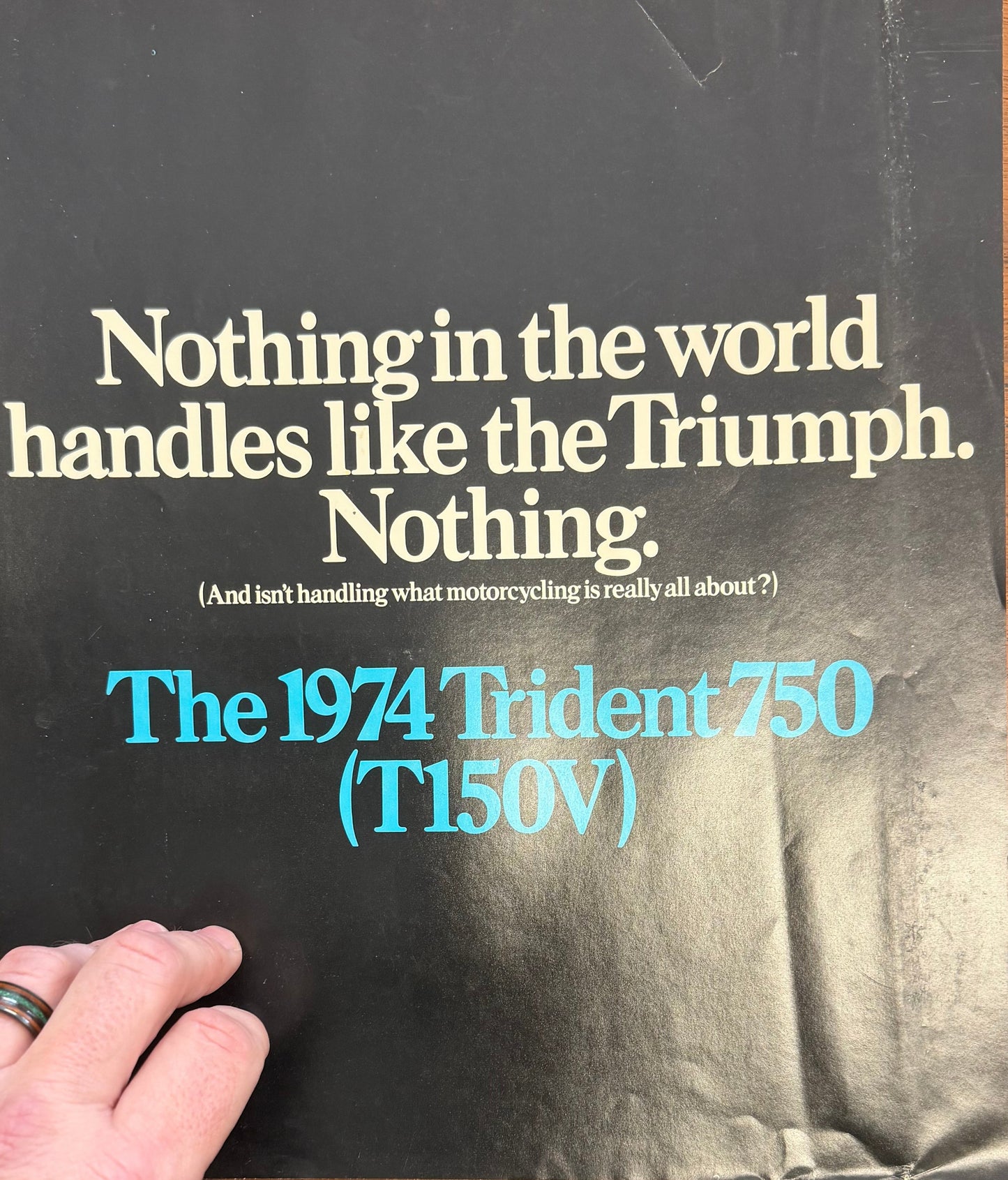 Triumph Motorcycles 1974 Trident 750 Pamphlet