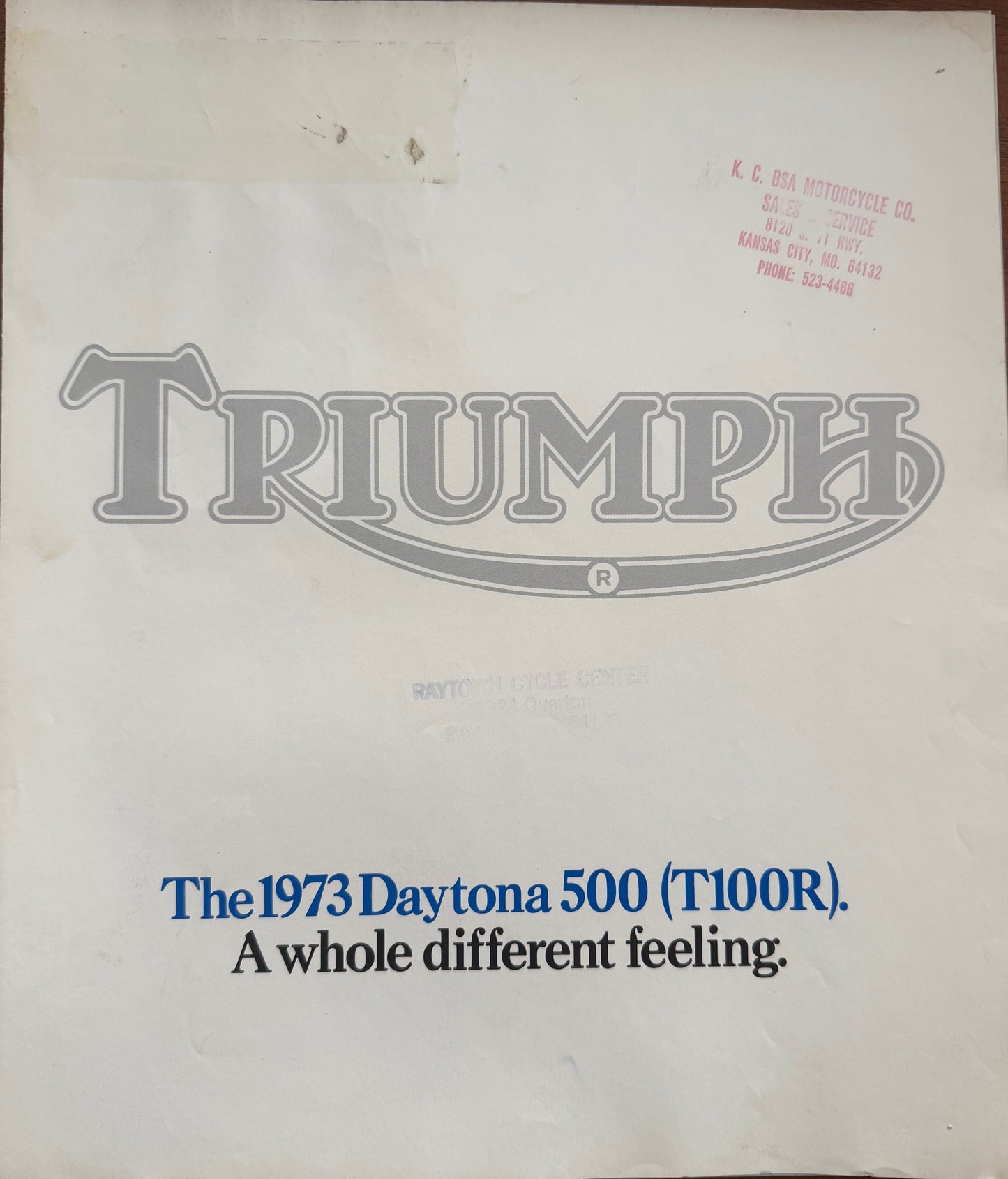 Triumph Motorcycles 1973 Daytona 500 (T100R)