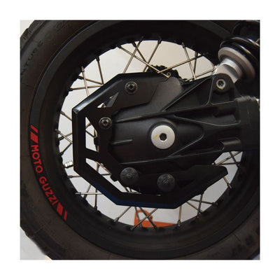 Black universal joint guard for Moto Guzzi V85TT