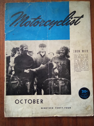Motorcyclist Magazine - October 1944