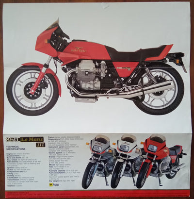 Moto Guzzi 850 Le Mans III Brochure