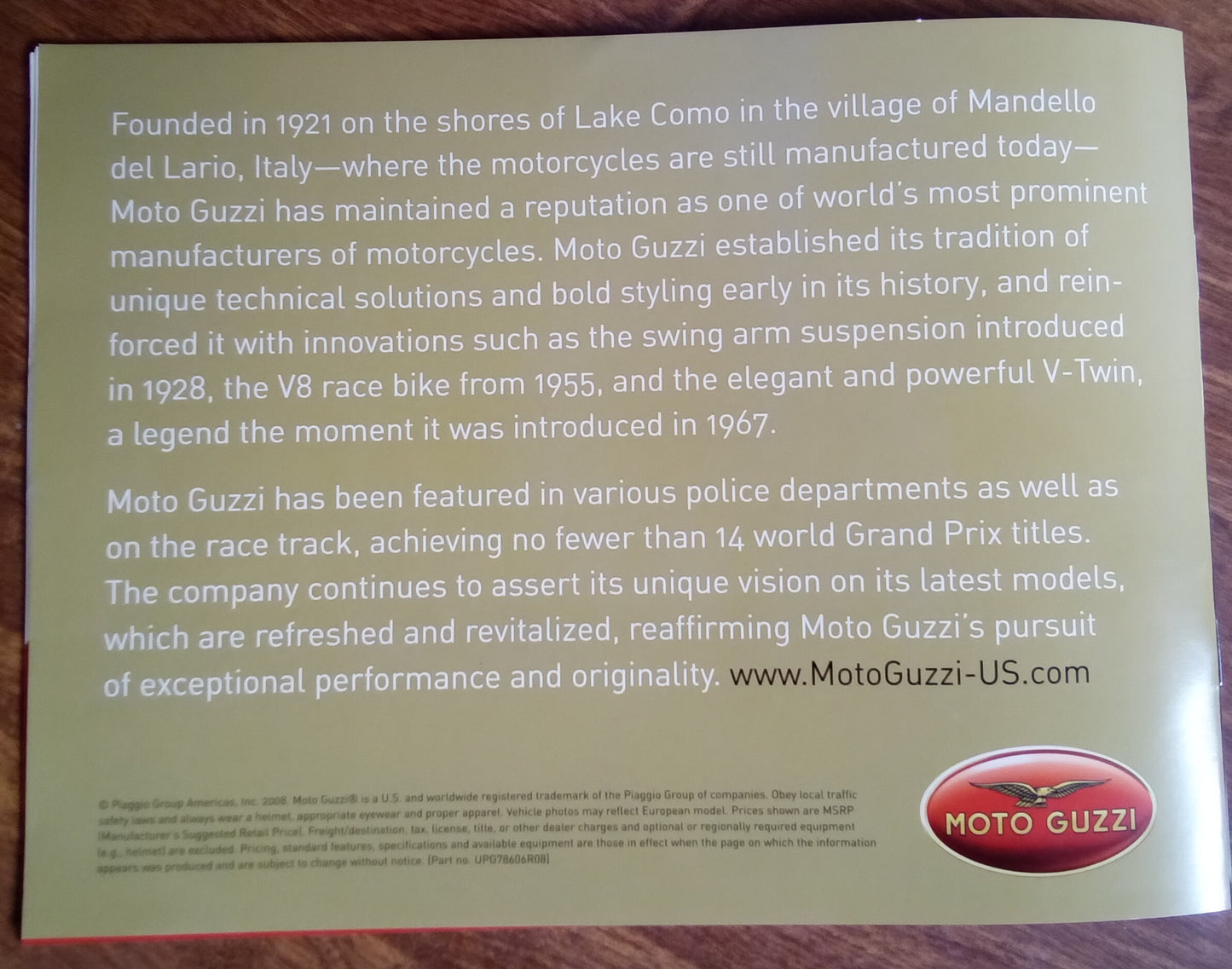 2008 Brochure