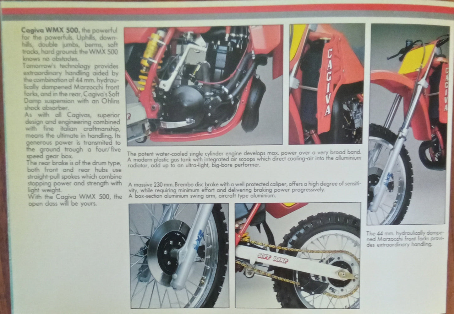 Cagiva WMX 500 Cross Small Brochure