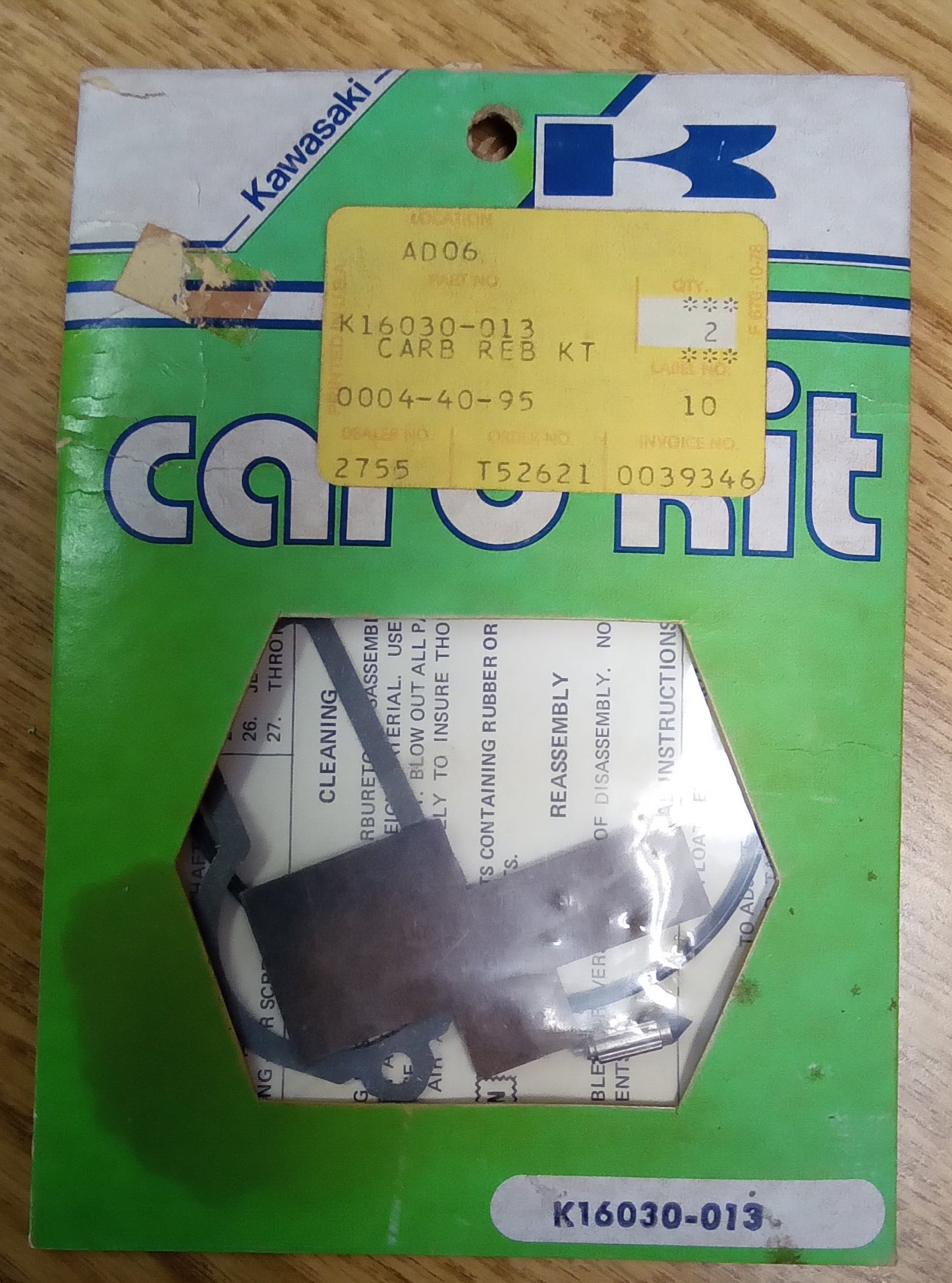 Carburetor Rebuild Kit Kawasaki KL250 1978 (K16030-013)