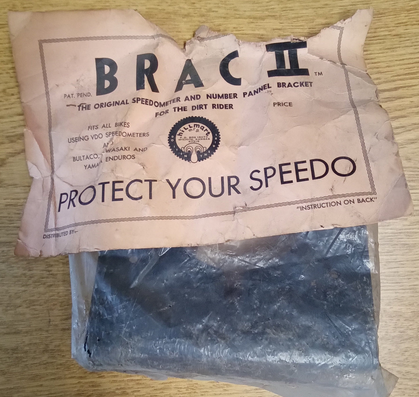 Hillmart Speedo Bracket and Number Panel Bracket (BRAC 2)