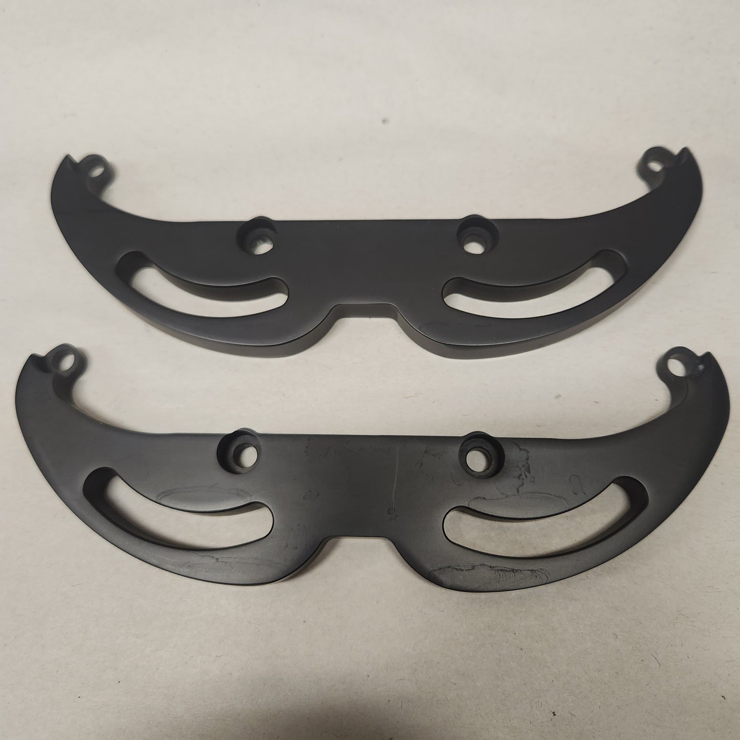 Black anodized Round head fin protectors or head guards