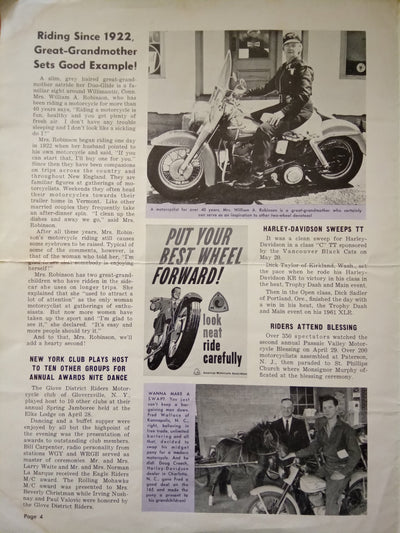 The Motorcycle Magazine - June 1962