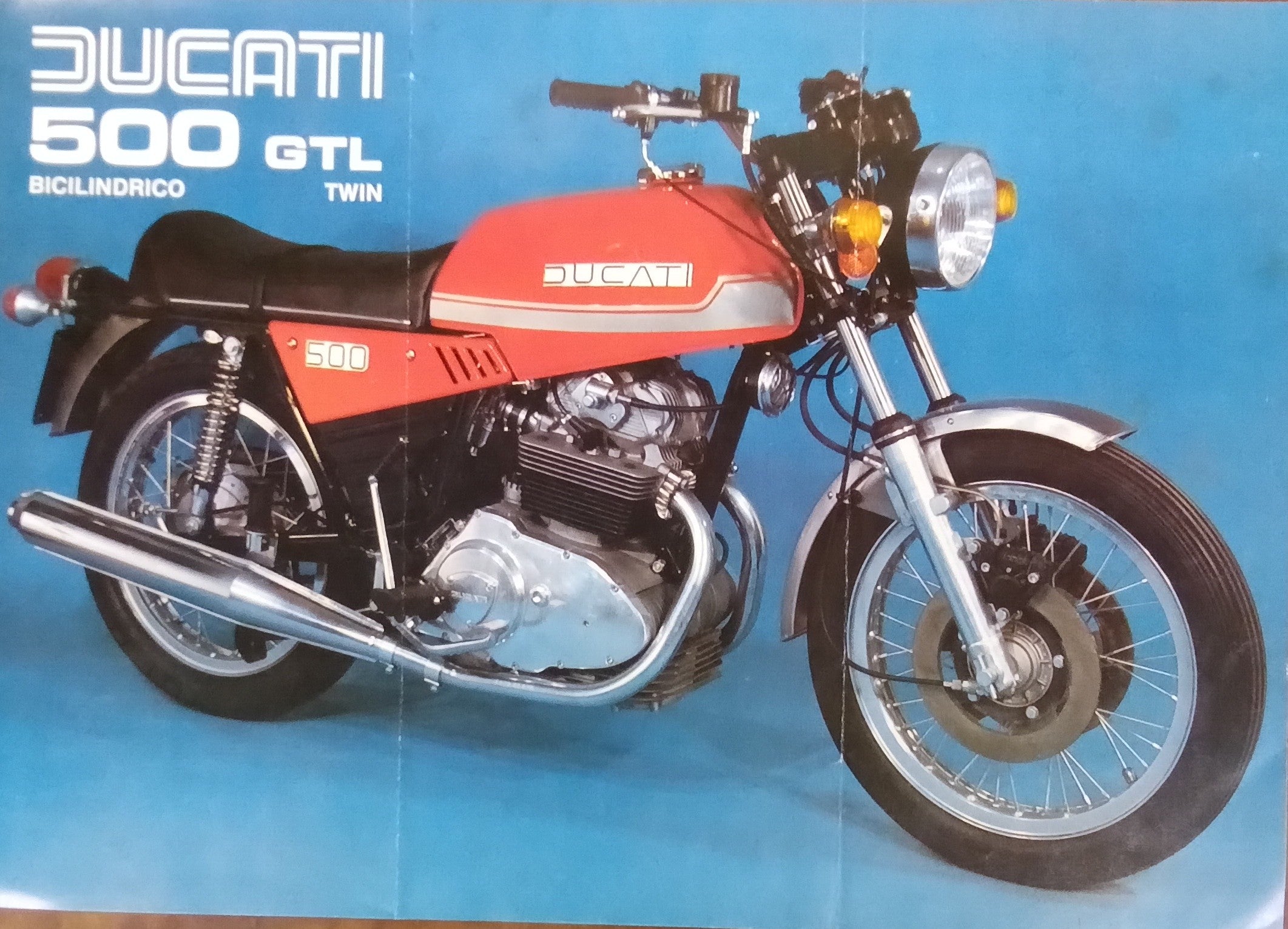 Ducati 500 GTL Sales Brochure Red – Harper Moto