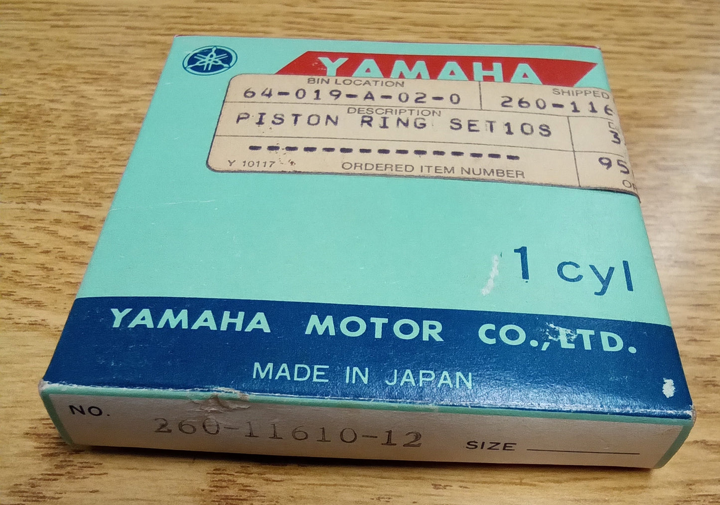 Yamaha Piston Ring Set 260-11610-12