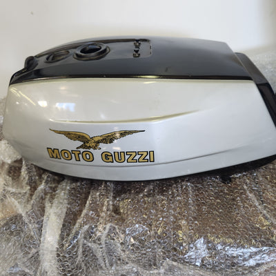 GAS TANK SILVER/BLACK C (#19100240B)