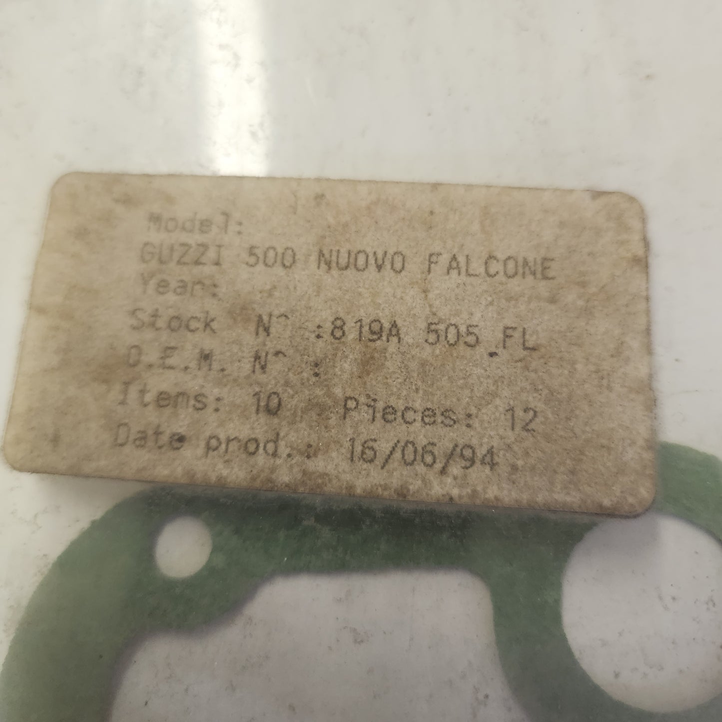 Nuovo Falcone gasket set.