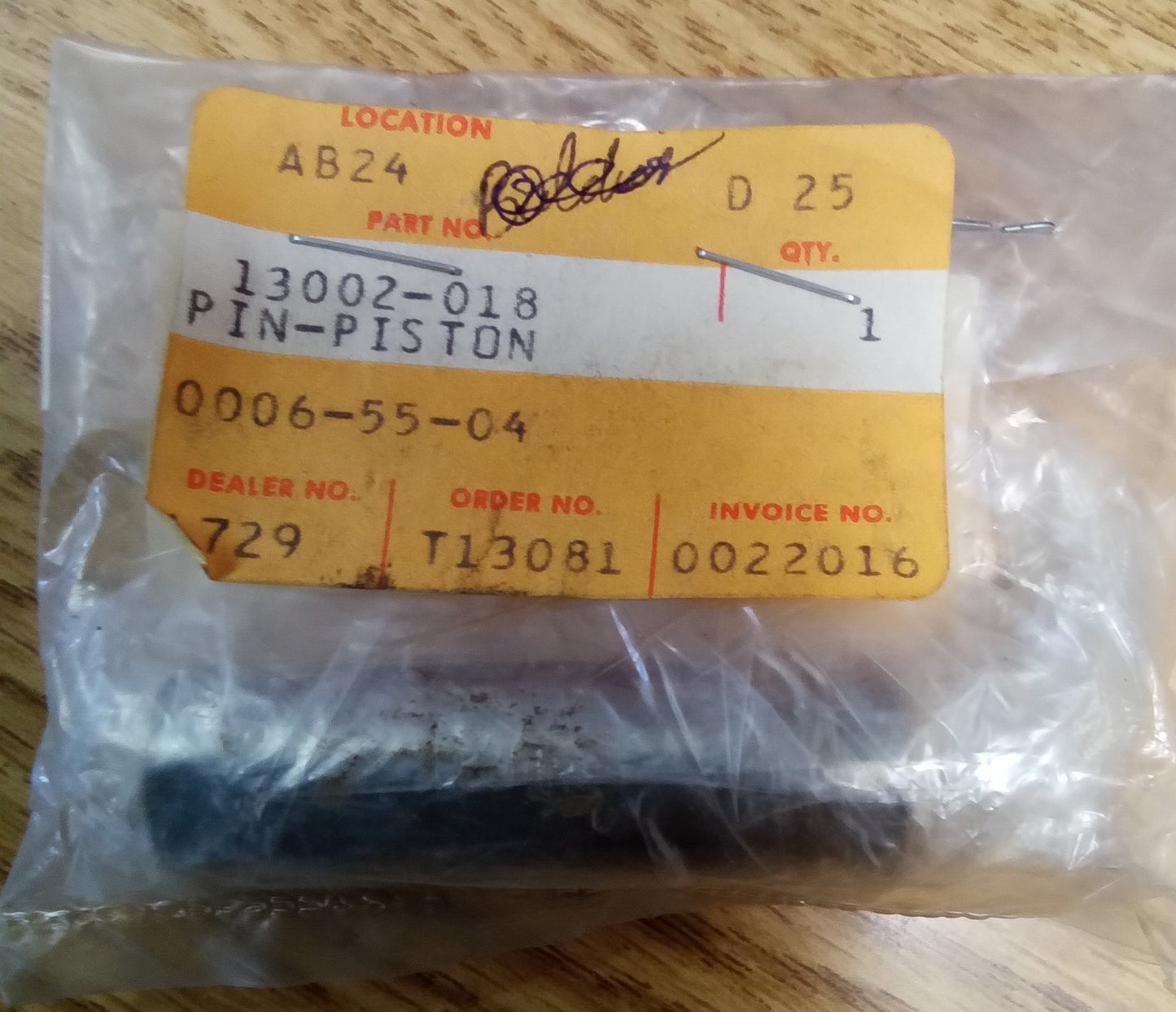 Kawasaki F7 175 Piston Wrist Pin 13002-018