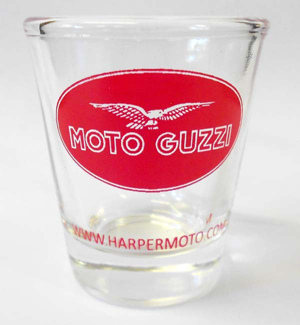 Moto Guzzi Single Shot Glass (011006) Harper Moto