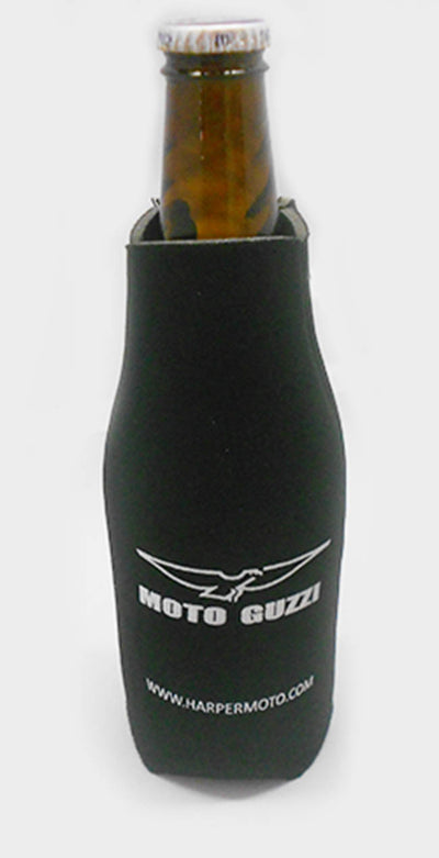 Harpers Moto Guzzi Black Bottle Koozie (#011009)