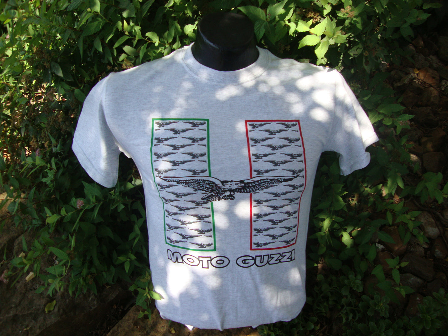 Moto Guzzi Italian Colors T-Shirt ASH SMALL (#041120)
