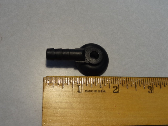 CARB.ADAPTER BLACK PLASTIC (#13934600)