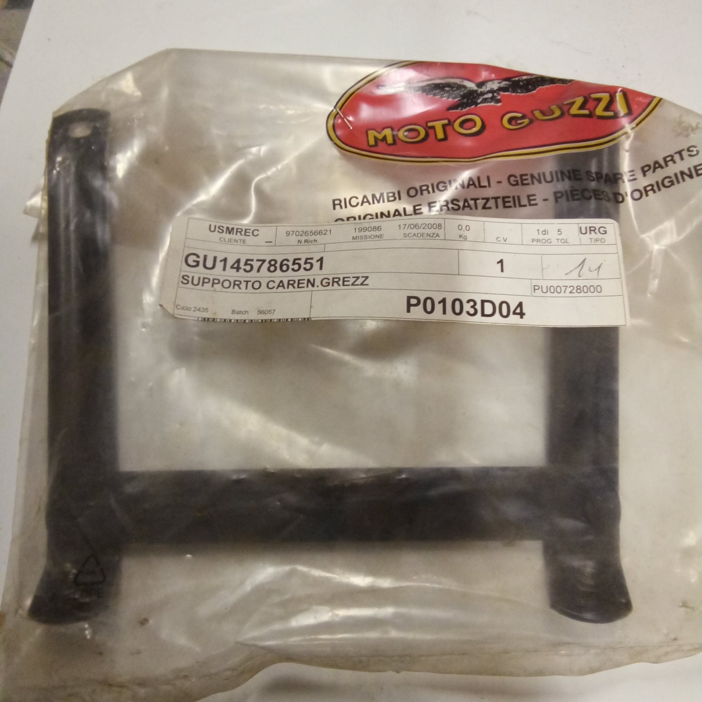 UPPER HOLDER 14578655 CX 100, LM2 (#14578655)