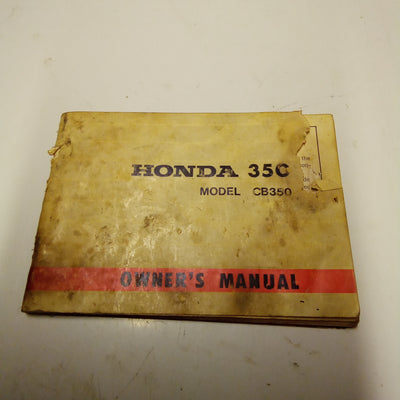 Honda CB350 Owners Manual