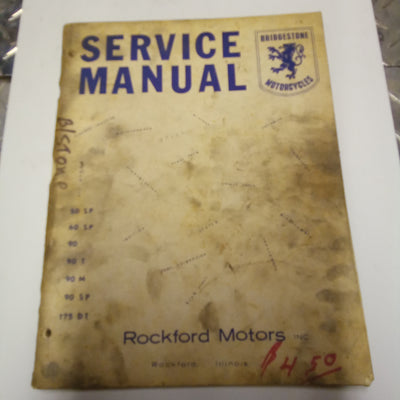 Bridgestone Motorcycles Service Manual
