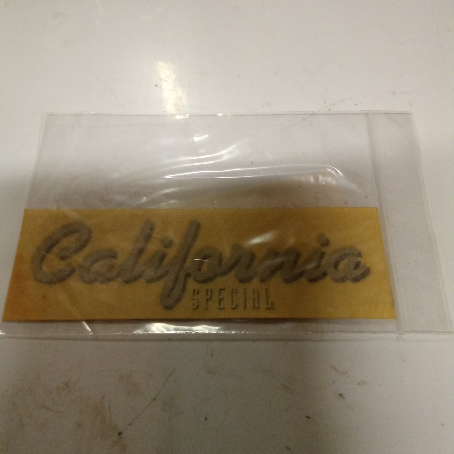 DECAL CA SPECIAL SILVER W/BLACK OUTLINE (#03922030)