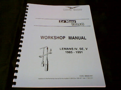 W/S MANL LM 1000(1985-1991)SUPPLEMENT + 17920161 (#28920161)