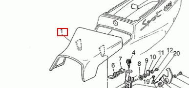 Seat Front 1100 Sport 94-96 (#37460505)