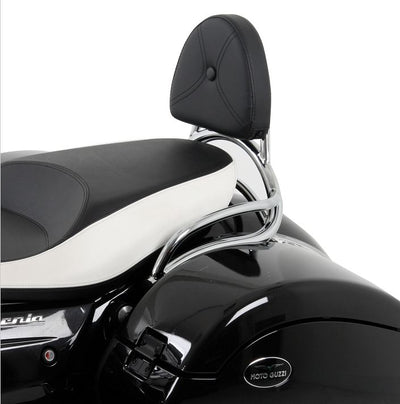 Sissy bar Chopper avec porte-bagages - Moto Guzzi Nevada 750 - Chrome