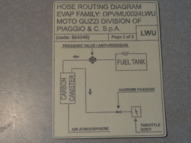 884346 CARBON FILTER DECAL (#884346)