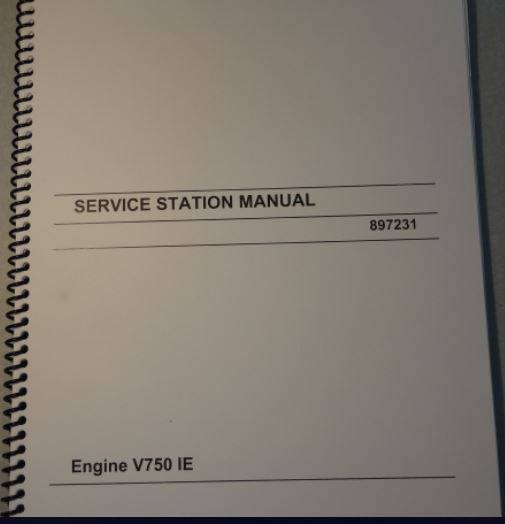 V750 IE ENGINE WORK SHOP MANUAL (897231) (#897231)