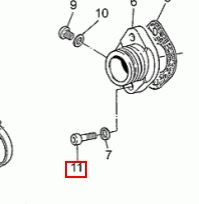 V/COVER BOLT (#98620330) USE 98680330