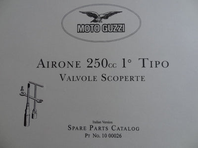 Airone 250 parts manual - Italian Only (#1000026)