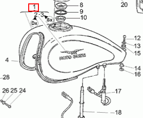 GAS TANK - BLACK (#03100242)