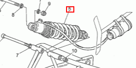 REAR SHOCK (#01550200)