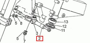Steering shock absorber (#30530201)