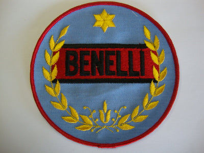 BENELLI Patch 6 inch CIRCLE GOLD RED BLACK BLUE (#061034)