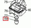 BOWL NUT (#14931850)