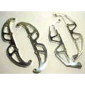 Harper's Head Guards-Polished Billet Aluminum (#011054)