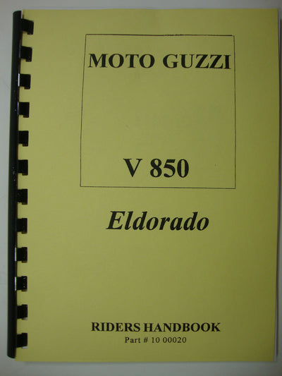 Eldorado Owners Manual (#1000020)