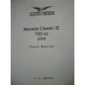 Nevada Classic IE 750 2009 Parts Book [CLONE] (#32920165)