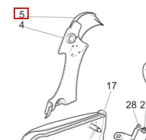 RH SHOCK COVER (#03558165)